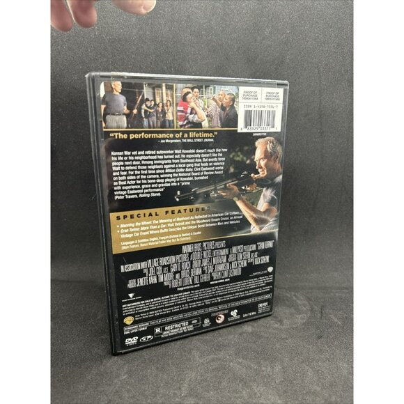 Gran Torino (DVD, 2009, Full Frame) - Picture 3 of 3